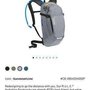 NWOT camelpak water backpack